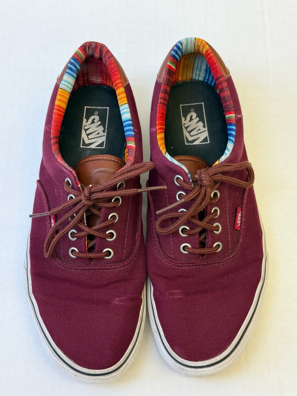 Vans Era 59 (C&L) Port Royale/Multi Stripe lace up sneakers - 12